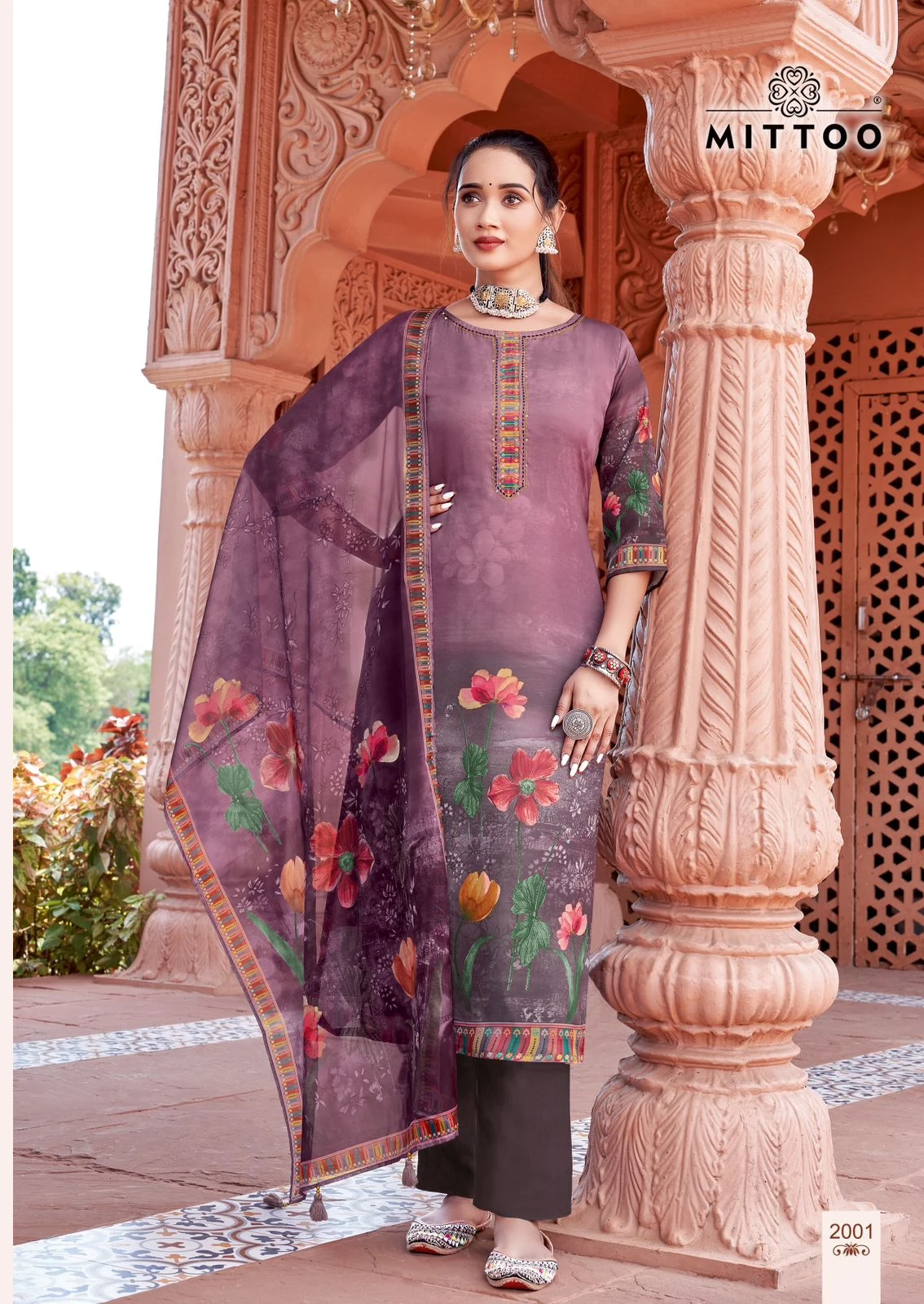 Mittoo Nihar Satin Print Wholesale Readymade Salwar Suit Catalog — Wholesale Readymade Suit, Mittoo wholesale from Surat - Gallery Image 3